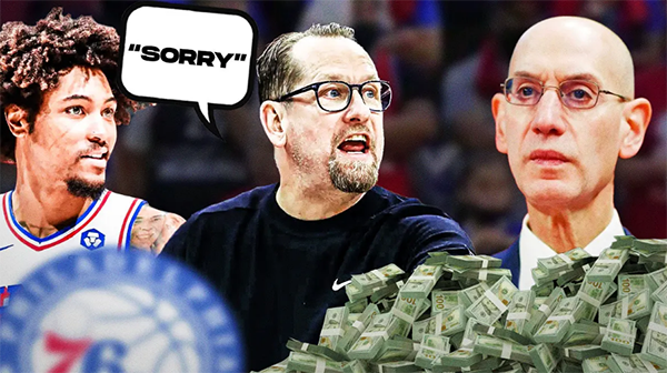 NBA震撼罚单：乌布雷竖中指+辱骂裁判，重罚＋纳斯罚款5万美元！