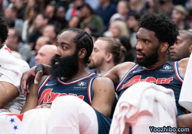 恩比德暗示76人可以交易他！回应哈登糟糕表现：他不再是火箭登了