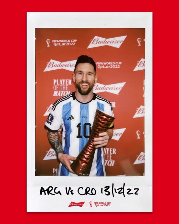 实至名归！梅西传射当选首场世界杯半决赛最佳球员