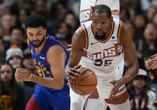杜兰特35+8绝平三分：死神统治加时拒绝大逆转 终结掘金6连胜