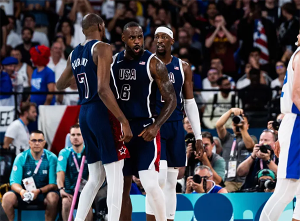 美国男篮巴黎奥运夺金，詹杜库携手创多项纪录