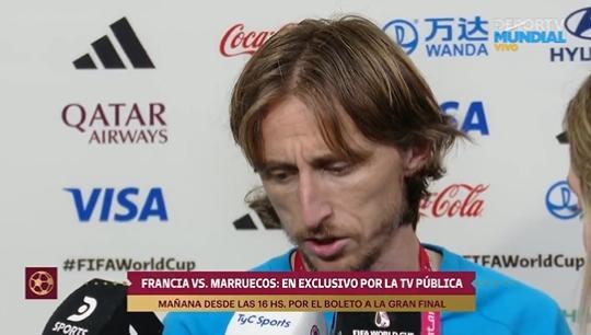 莫德里奇：希望梅西决赛好运，那个点球判罚我不服