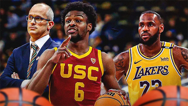 湖人或选中布朗尼，太阳试训表现出色，皮尔斯谈詹姆斯父子同台