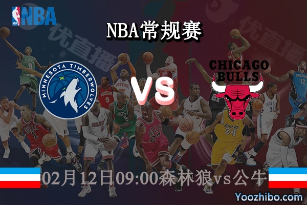 02月12日 NBA常规赛 森林狼vs公牛直播前瞻分析