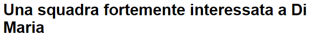 意媒：迪马利亚赛季结束后不打算与尤文续约