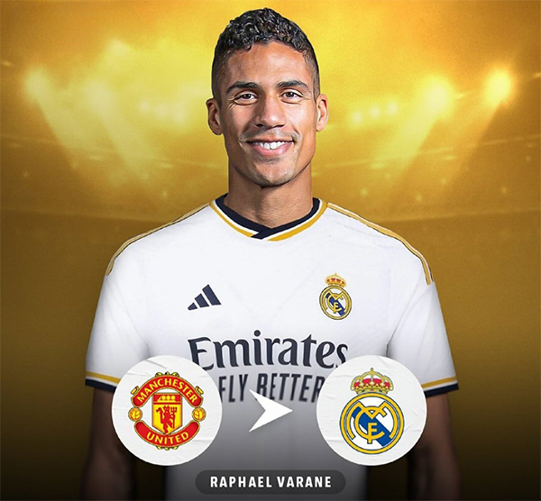 皇马欲860万向曼联买回瓦拉内！明年必走，或加盟沙特联袂本泽马