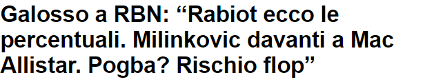 意媒：拉比奥几乎不会续约，米林和麦卡是潜在替代