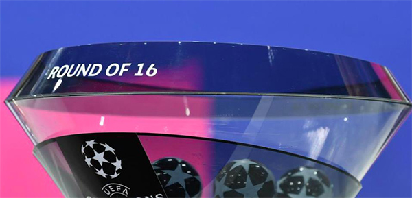 欧冠16强已定15席：巴萨出局! 尤文成功反超登顶