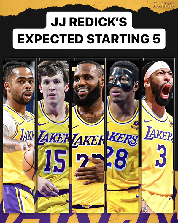 湖人新季首发确定，雷迪克承诺一月打造好体系