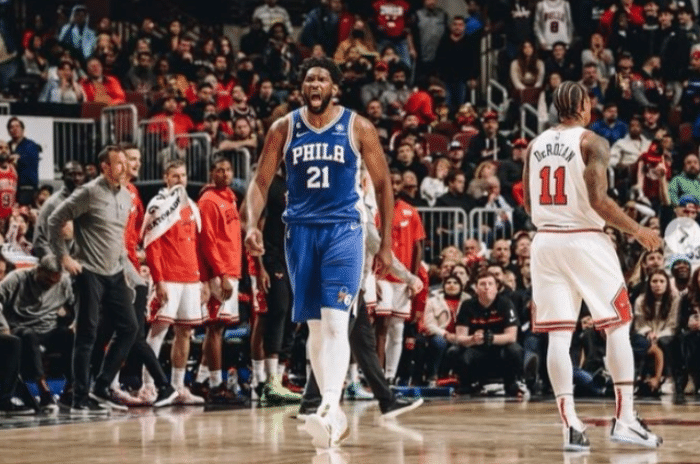 NBA伤病汇总：恩比德因生病休战 西蒙斯左膝酸痛小卡已连歇4场