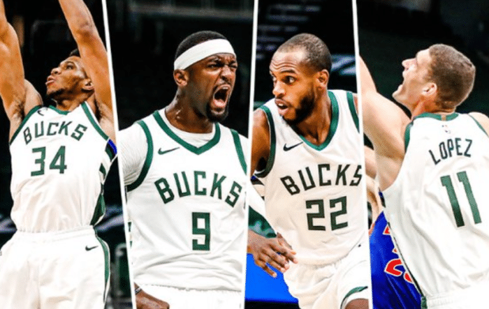 火力太猛！雄鹿场均17.6个三分联盟第一！最强射手群助字母哥冲冠