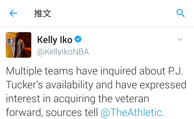 还要交易？曝多队询价塔克：火箭阵容2年巨变 西决功臣仅剩他和戈登