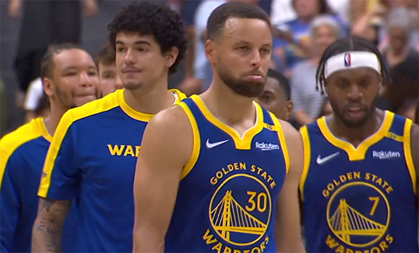 库里手感不佳仅得9分，三分全失半场早退 球迷仍高呼MVP