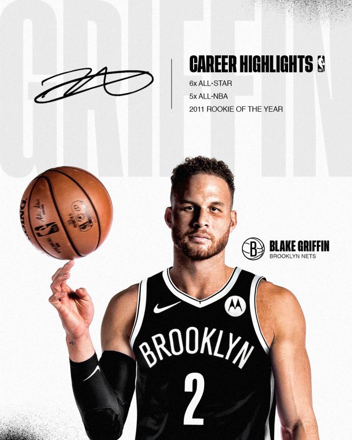 拒绝湖人！格里芬自曝加盟篮网三大原因，想挑战浓眉+冲击总冠军