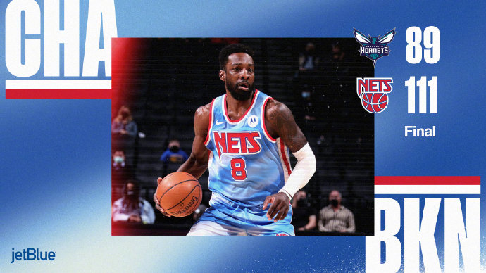 篮网111-89大胜黄蜂 阿德首秀11+9+6 欧文15+11+8