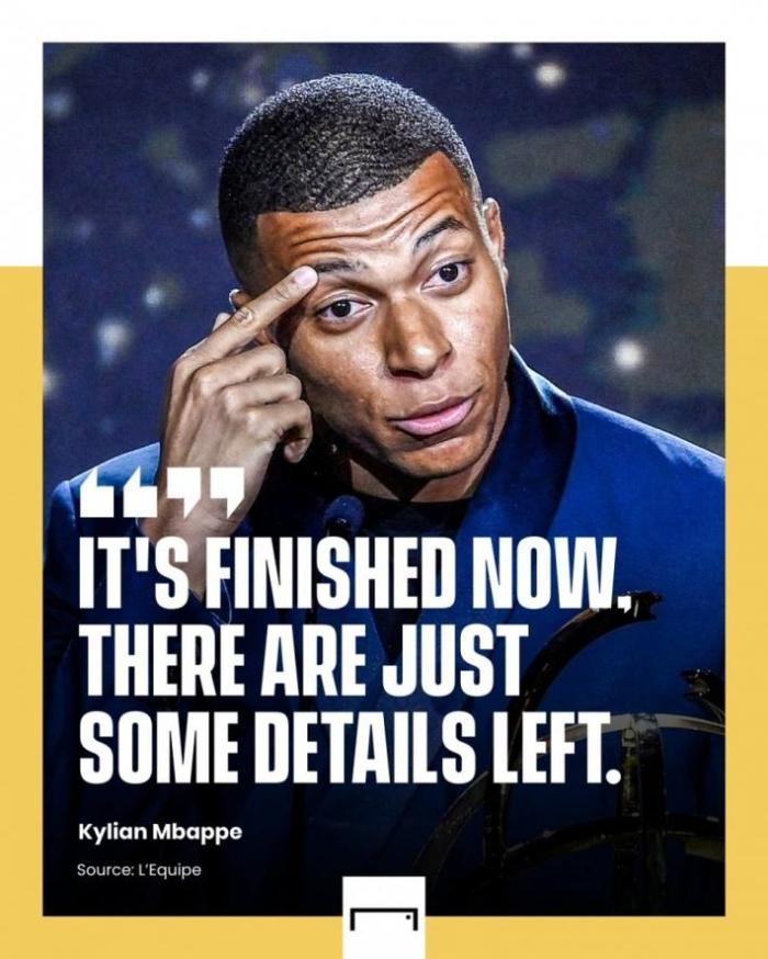 姆巴佩：我已决定未来，5月28日前公布