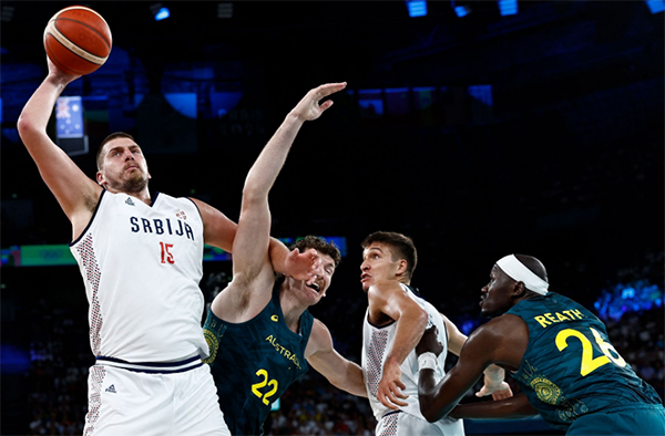 约基奇率塞尔维亚男篮24分惊天逆转澳大利亚，挺进四强