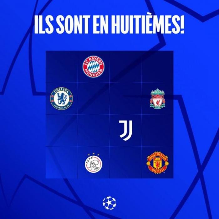 欧冠16强6队出炉：英超三队、拜仁、尤文领衔