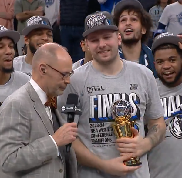 东契奇荣膺西决MVP 率独行侠13年后重返总决赛