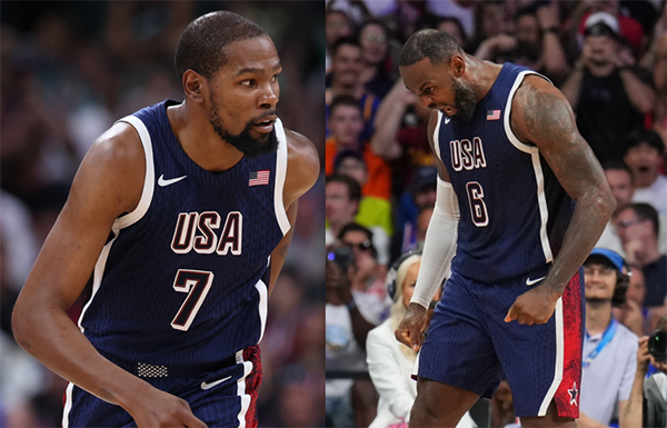 杜兰特巴黎奥运爆发 美国男篮轻取塞尔维亚