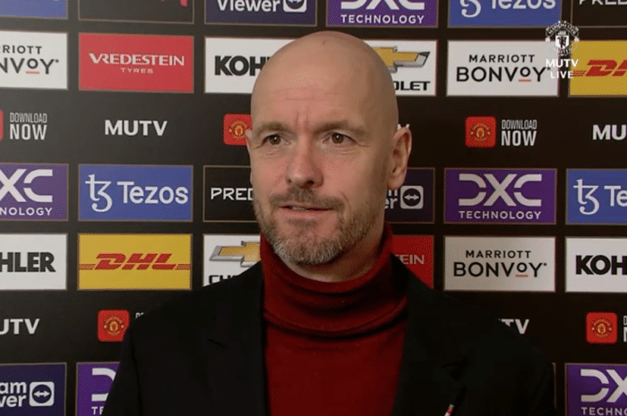 滕哈格怒斥曼联轻敌丢分：是态度问题，开场失球后下半场重蹈覆辙