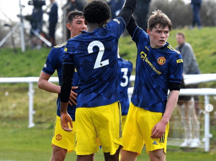 曼联17岁新青训天才轰世界波崭露头角！来自利物浦，3场比赛进5球