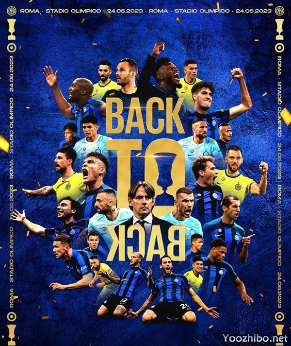 国际米兰卫冕意大利杯！张康阳3年5冠！冠军数已达队史第3！