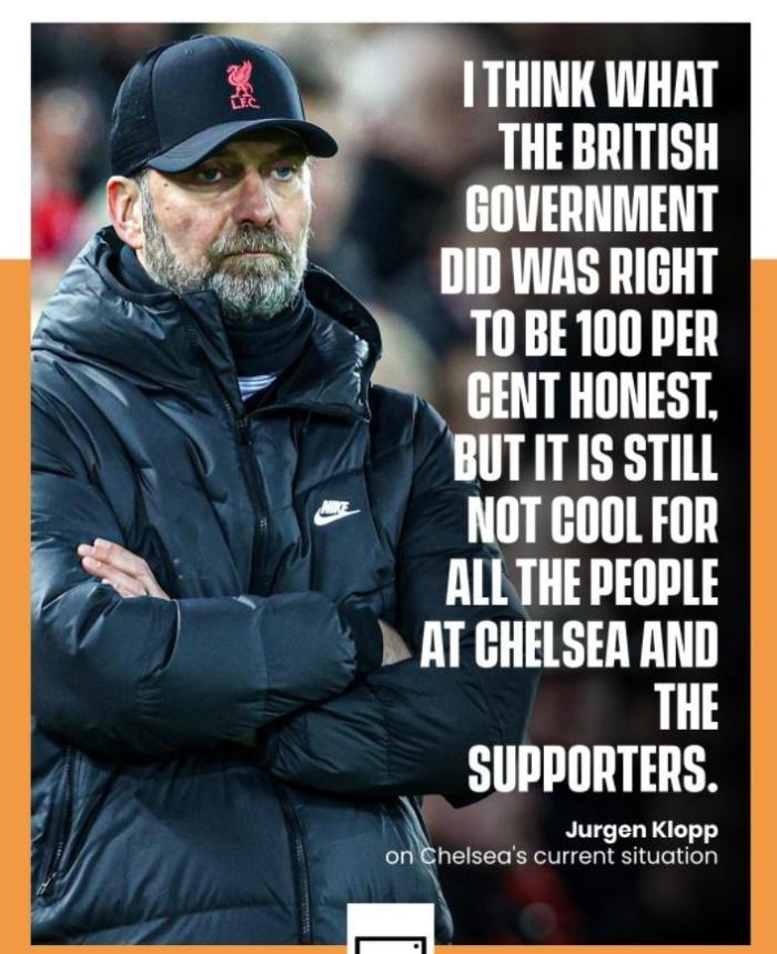 克洛普：我认为英政府制裁阿布是正确的做法