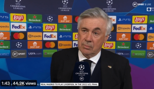 安切洛蒂：我们现在距离成功还差一步