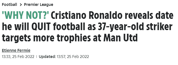 目标2026世界杯！C罗：还能再踢四五年