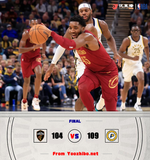 步行者109-104力克骑士 希尔德20分 托平17+9 米切尔28分