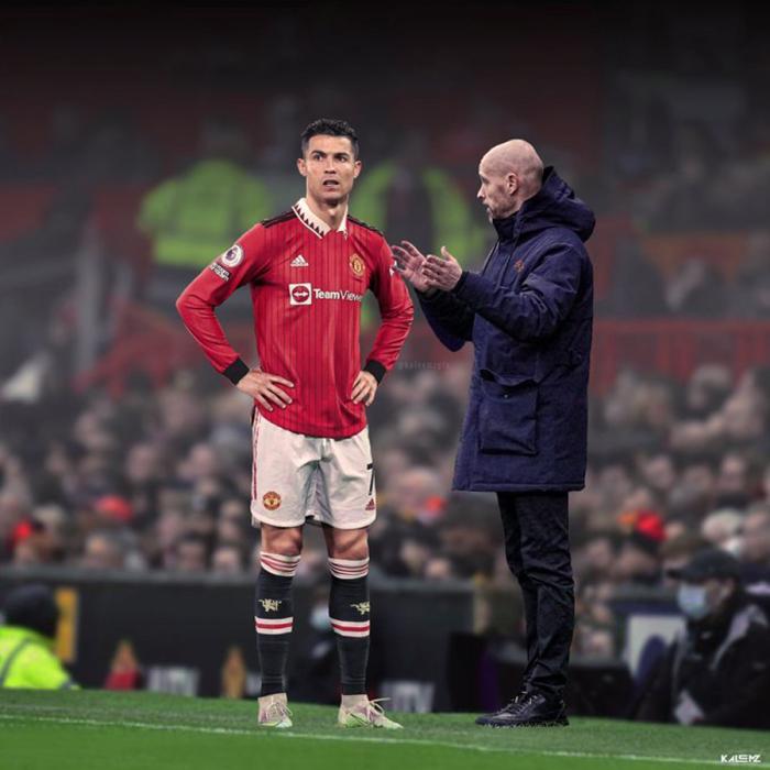 滕哈格想让C罗留在曼联，认为清洗他是愚蠢举动！重建尚未开始