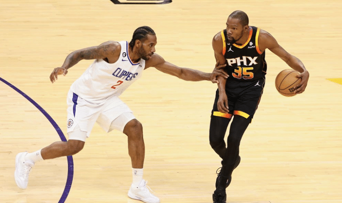 杜兰特救主！太阳半场战平快船，杨健盛赞莱昂纳德：乔丹附体