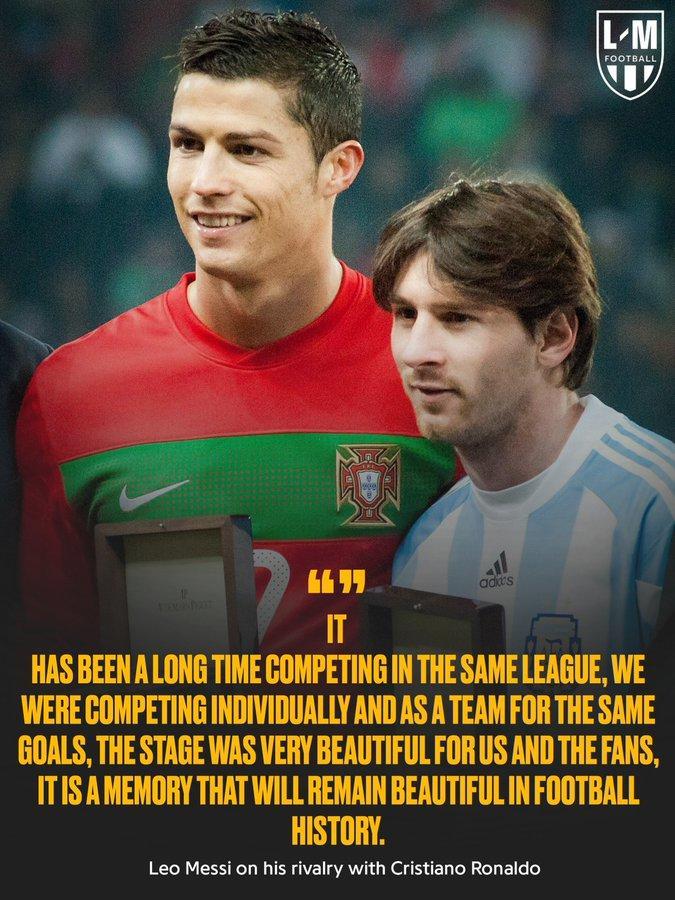 梅西：C罗在曼联无缝对接 梅罗对决是美好回忆