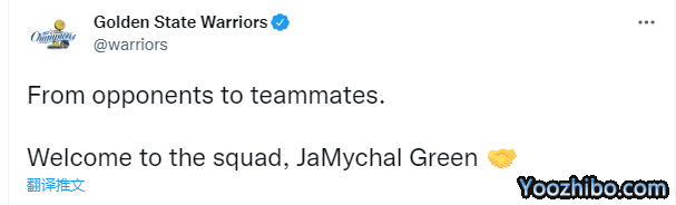 勇士新援谈加盟后的定位：帮追梦分担脏活累活