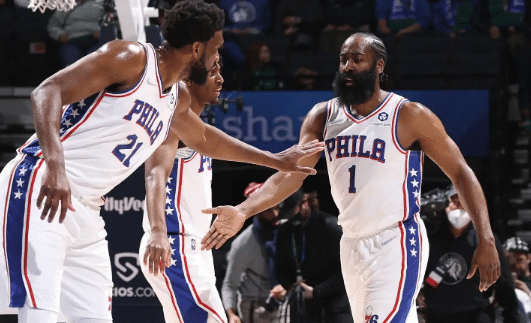 76人迎来最大难题，哈登恩比德组合遇瓶颈，季后赛难了！