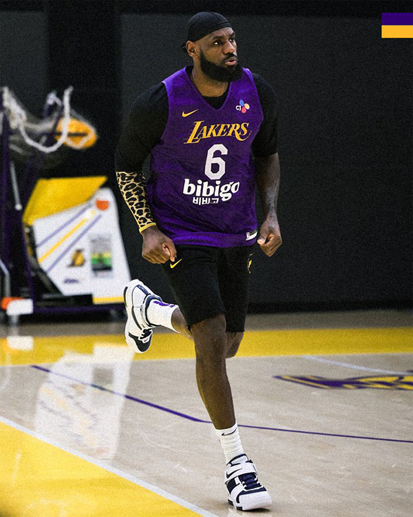 詹姆斯赤膊指导布朗尼训练，队记透露湖人队内氛围极佳