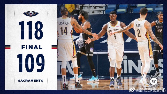 国王118-109逆转鹈鹕 福克斯38+12 巴恩斯24+8