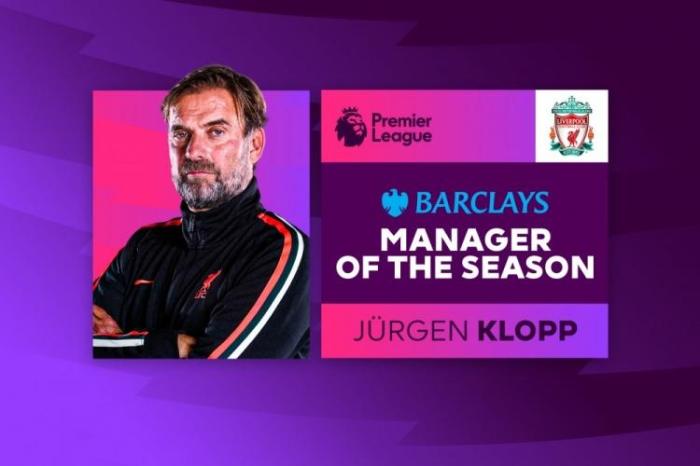 官方：克洛普当选本赛季英超最佳教练，第二次获奖