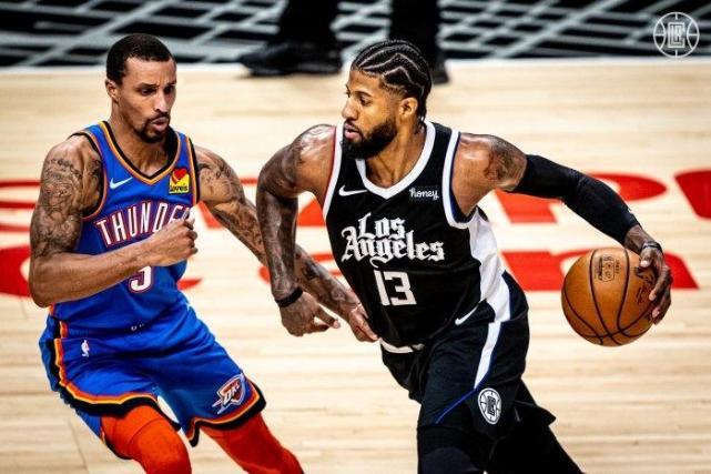 稳！小卡进180俱乐部，乔治190，泰伦卢雷吉调侃双核，快船7连胜真强！