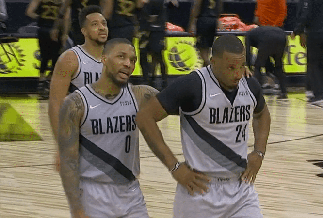 险胜猛龙！CJ关键7分，鲍威尔撕烂球衣，利拉德两罚杀死比赛