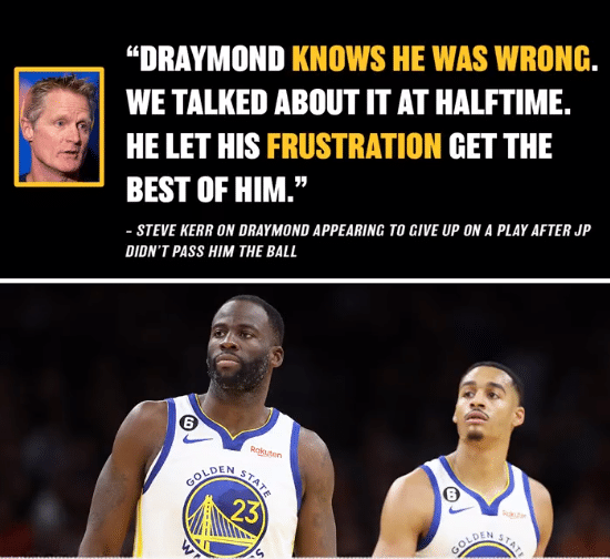 科尔回应格林普尔不和一幕：格林知道错了 当时他被沮丧情绪冲昏了头脑