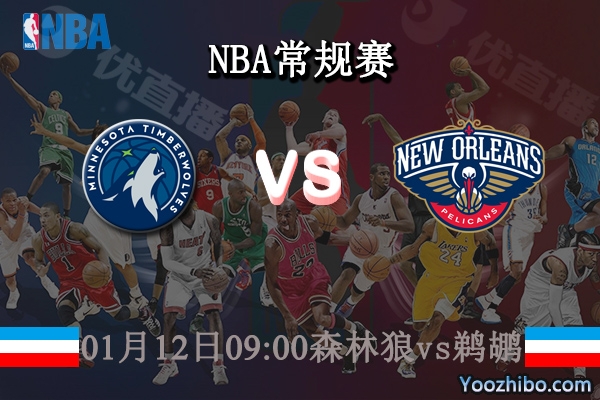 01月12日 NBA常规赛 森林狼vs鹈鹕比赛前瞻分析