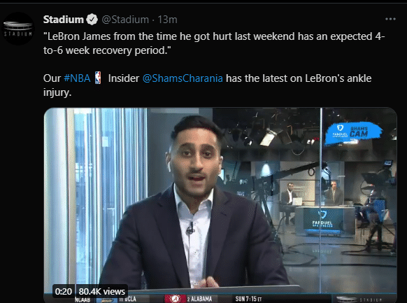 伤病更新！詹姆斯将缺阵4-6周，比预期更严重，湖人季后赛不稳了？