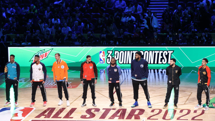 新科三分王诞生！唐斯爆冷勇夺三分球大赛冠军，险胜特雷杨