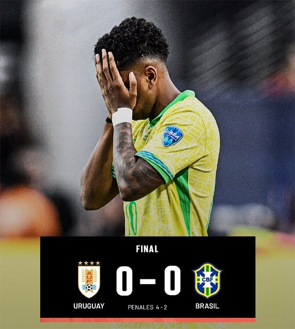 巴西队美洲杯出局 点球梦魇何时破？