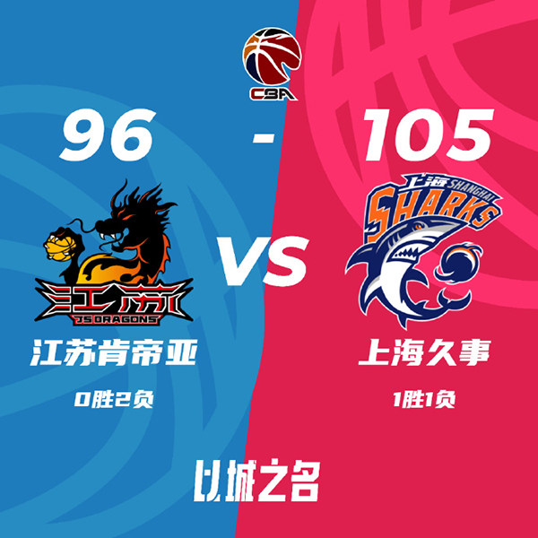 上海105-96战胜江苏 费雷尔34+6 李添荣17分 崔晓龙24分