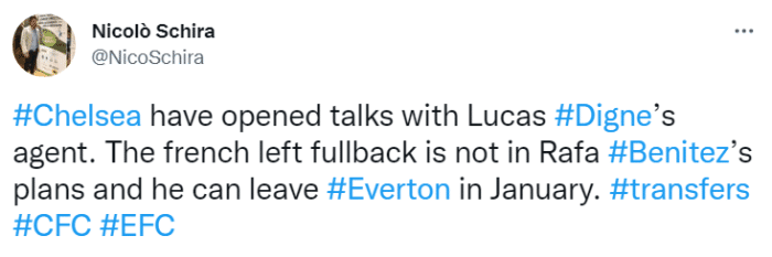 斯基拉：切尔西已经和迪涅开始谈判