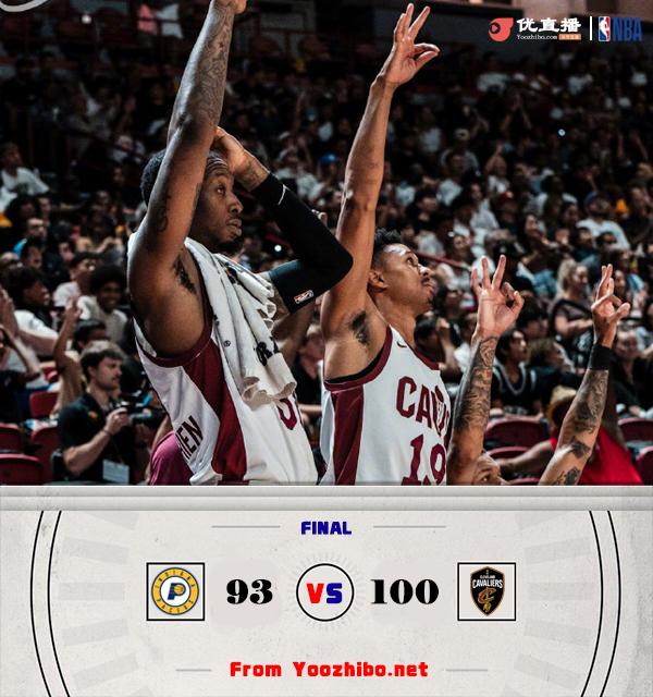 骑士100-93战胜步行者 泰森10中9砍23+5 牛顿17+6