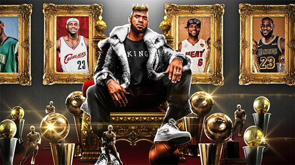 詹姆斯晒四座总冠军奖杯！转发里夫斯施罗德深情拥抱：我的好兄弟